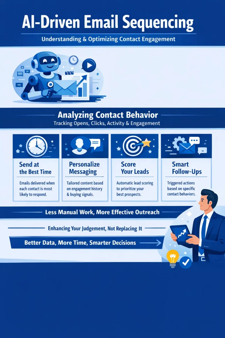 AI email sequencing B2B